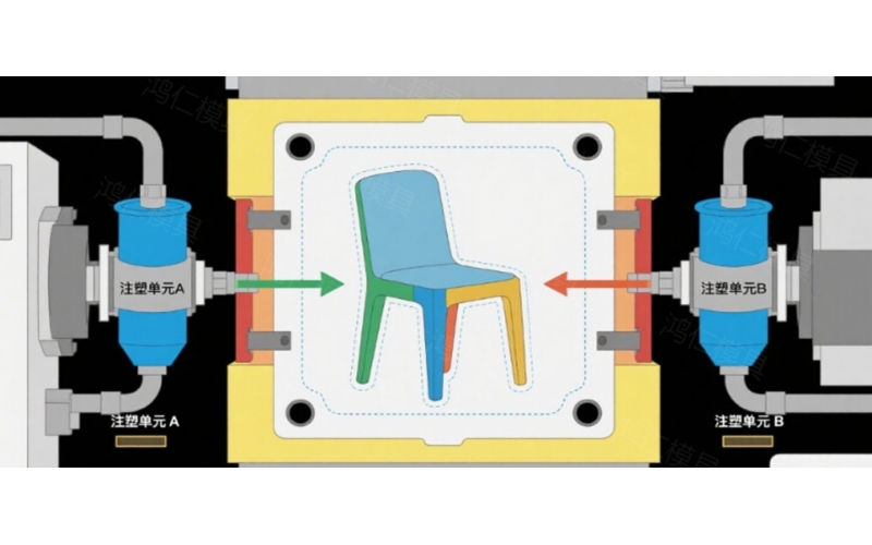 雙色注塑在家具領域的應用